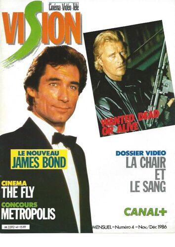 Vision 4 1986 James Bond/La Chair Et Le Sang/Philippe Sarde