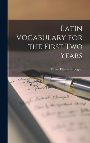 Latin Vocabulary For The First Two Years