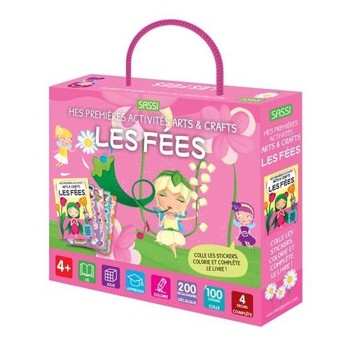 Les Fées - Coffret Avec 1 Stylo Spécial Décalquage, 4 Décors À Compléter, 100 Stickers Et 200 Décalcomanies À Sec
