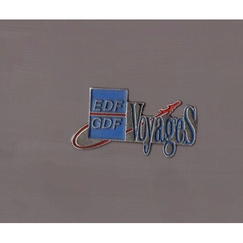 Pin's Edf Gdf / Voyages (Version Argentée)