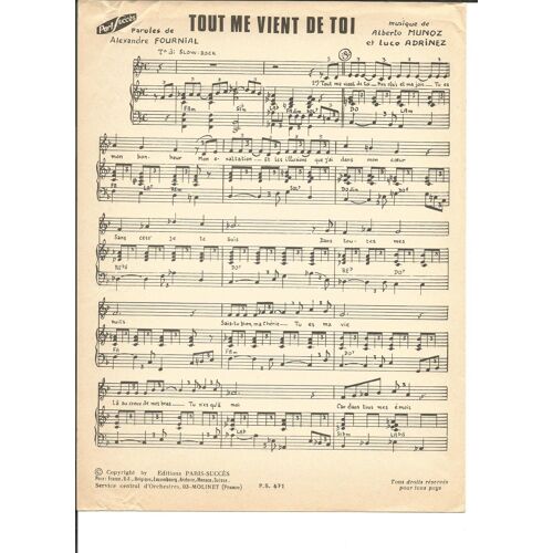 Tout Me Vient De Toi (Slow-Rock)