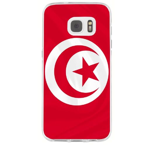 Coque Souple Pour Samsung Galaxy S7 Sm-G930 Avec Impression Motifs Drapeau De La