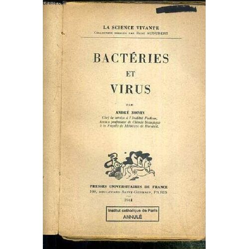 Bacteries Et Virus / Collection La Science Vivante