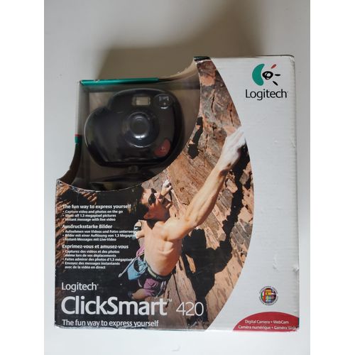 Logitech Appareil Photo ClickSmart 420 Capteur CMOS VGA WebCam (640x480)