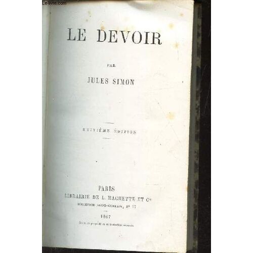 Le Devoir / 8eme Edition