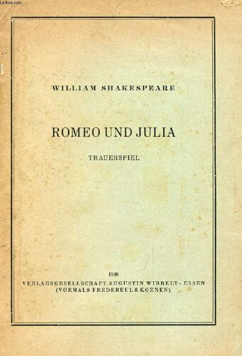 Romeo Und Julia, Trauerspiel