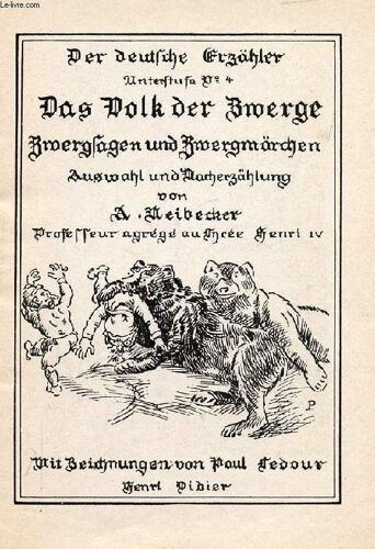 Das Volk Der Zwerge (Der Deutsche Erzähler, N° 4)