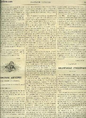 La Chasse Illustree N° 51 - Incomplet Manque Les 2 Premieres Pages - Fermeture Anticipée De La Chasse A La Perdrix Par Tissier - Volontariat Cynégétique Par De La Rue - Médecine Canine Par ...