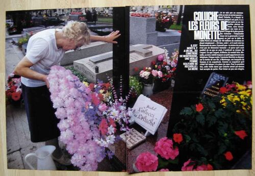 Paris Match N°1988, Coupure De Presse, Coluche