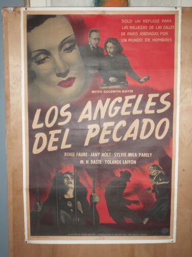Les Anges Du Péché - Affiche Originale Argentine Entoilée 70 X 105 - Robert Bresson