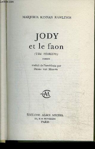 Jody Et Le Faon