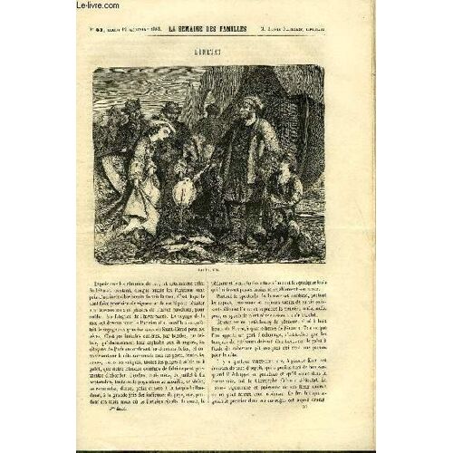La Semaine Des Familles 5eme Annee N°51 - Etretat, Le Vallon De Bruyeres Xviii, Causeries D'ete Vii,
