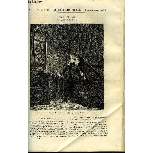 La Semaine Des Familles 6eme Annee N°43 - Salon De 1864, Rome Viii,