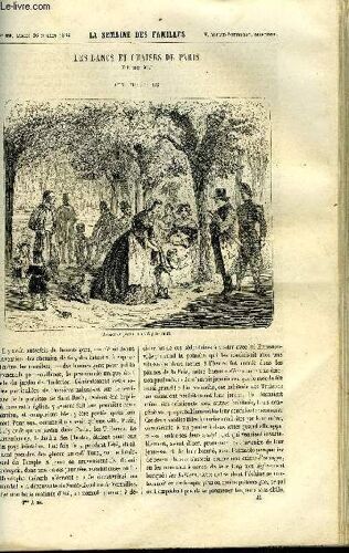 La Semaine Des Familles 6eme Annee N°42 - Les Bancs Et Chaises De Paris - Aux Tuileries,