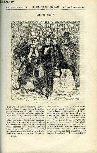 La Semaine Des Familles 8eme Annee N°5 - L'hotel Drouot, Les Quatres Coins, Le Chateau De Windsor, La Table De Pierre Le Grand (Fin),