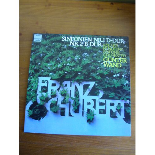 Sinfonien Nr 1 D-Dur  Nr 2 B-Dur
