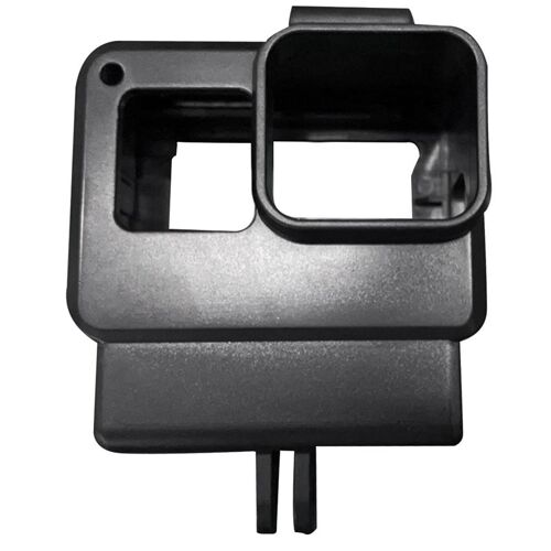 Étui de caméra d'action Vlog V2 avec support de griffe froide pour microphone externe, adaptateur de micro Pro 3.5mm, Go Pro Fore7, 6, 5