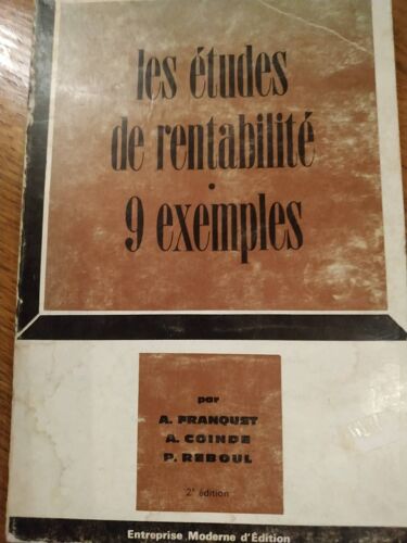 Les Études De Rentabilité 9 Exemples