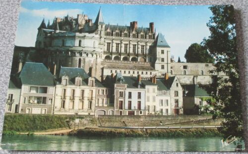 Carte Postale Couleurs Les Merveilles Du Val De Loire : Le Château D' Amboise Du 15ème Siècle - Editions Valoire - 15x10cm