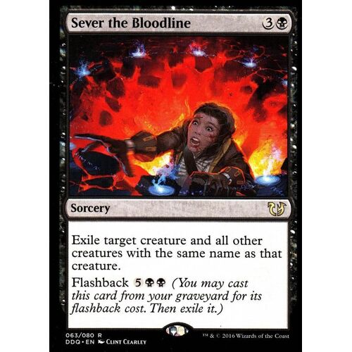 Sever The Bloodline (Interrompre La Lignée) - Mtg - Blessed Vs Cursed Vo - R - 