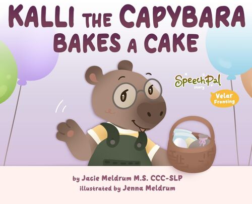Kalli The Capybara Bakes A Cake