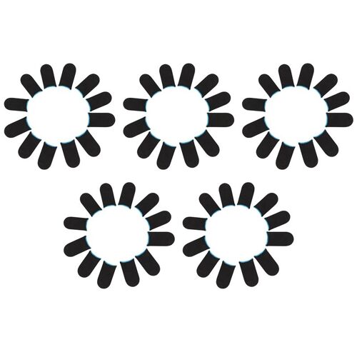 Manchons de doigts en fibre de carbone pour jeux mobiles PUBG, écran tactile, 18 broches, 60 pièces