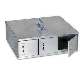 Cage De Transport Galvanisé 3 Departements Pour Furets, 36x30x13 Cm, 2,4 Kg