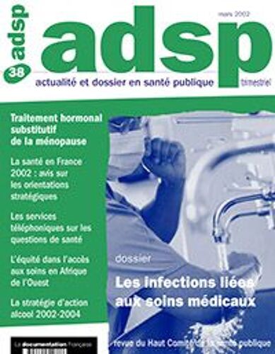 Les Infections Liées Aux Soins Médicaux Adsp N°38 