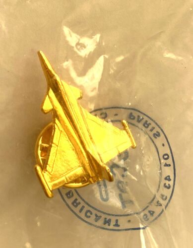 Pins Avion Doré En 3 D / Neuf / Création Decat
