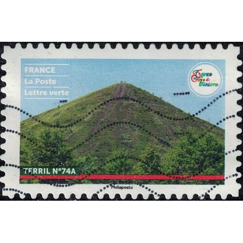 France 2021 Oblitéré Used Terre De Tourisme Sites Naturels Terril N° 74a