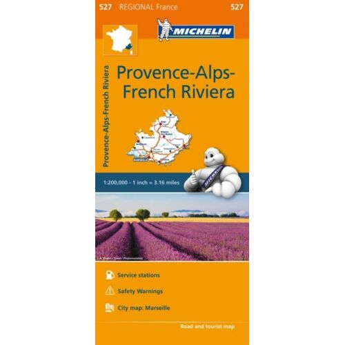 Provence- Alps - French Riviera - Michelin Regional Map 527