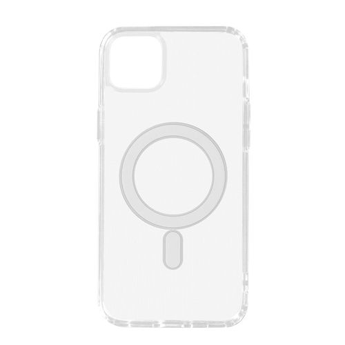 Coque MagSafe iPhone 13 Mini Antichoc avec Cercle magnétique Transparent
