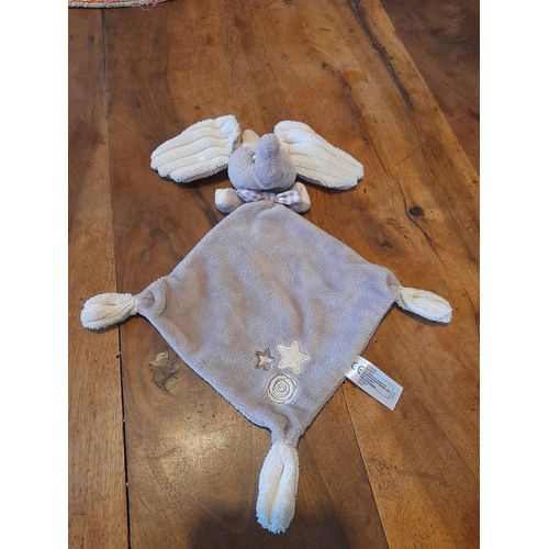 Doudou Plat Dumbo Nicotoy Étoiles