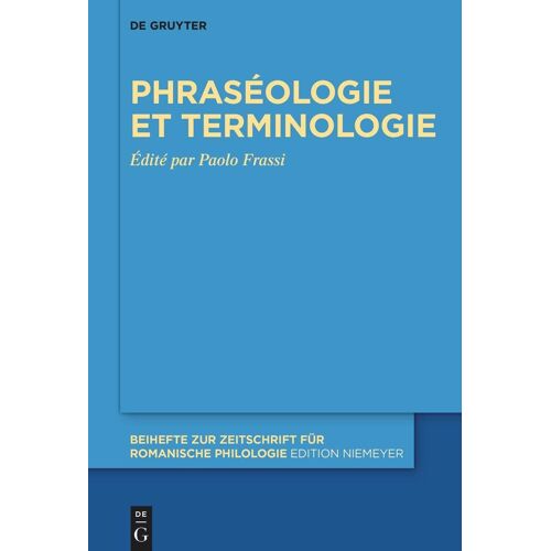 Phraséologie Et Terminologie