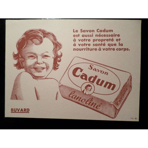 Savon Cadum Buvard