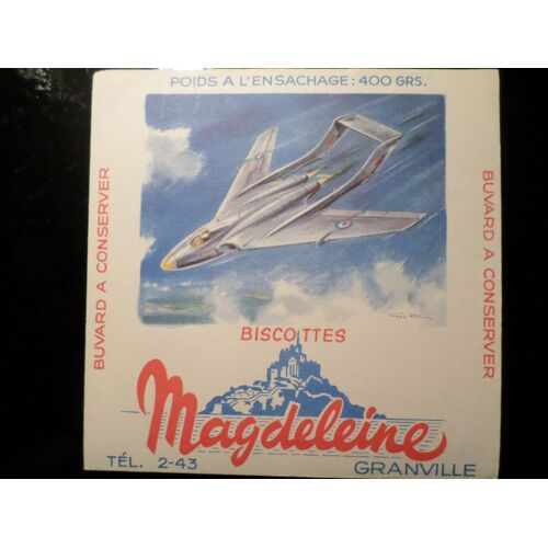 Lot De 2 Buvards Biscottes Magdeleine