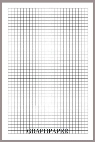 Notebook - Graphpaper 2: Journal _6in X 9in X 114 Pages White Paper Blank Journal With Black Cover Perfect Size
