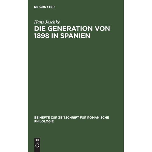 Die Generation Von 1898 In Spanien