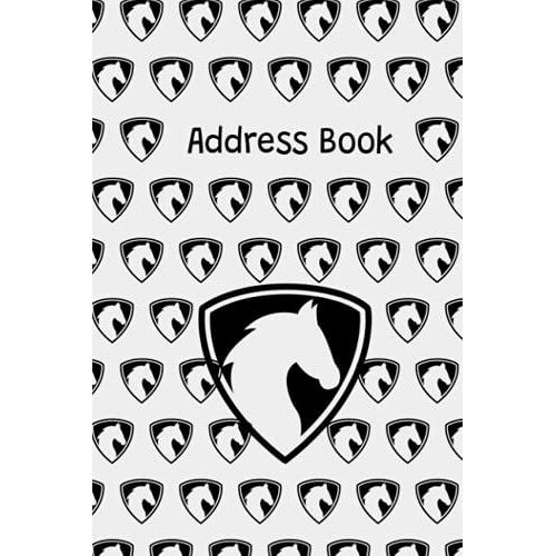 Black Horse Crest Address Book