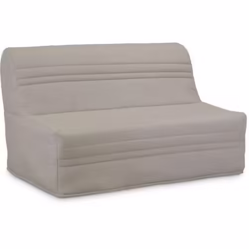Banquette Bz Joe - Tissu Beige - 3 Places - L 143 X P 97 Cm - Couchage 140 X 190 Cm