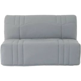 Banquette Bz Dream - Tissu 100% Coton Gris Clair - Couchage 140x190 Cm