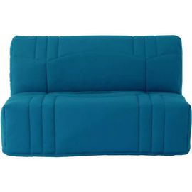 Banquette Bz Dream - Tissu 100% Coton Bleu Canard - Couchage 140x190 Cm