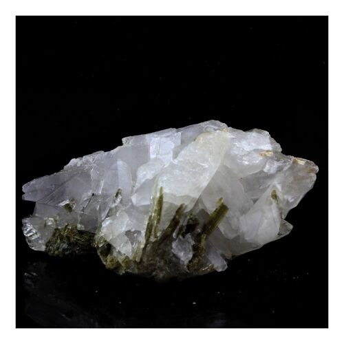 Quartz + Epidote. 206.40 Ct. Aiguilles De L'argentière, Savoie, France.