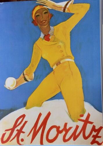 Affiche St Moritz 