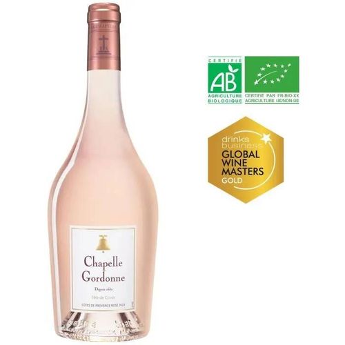 Chapelle Gordonne 2023 Côtes De Provence - Vin Rosé De Provence - Bio
