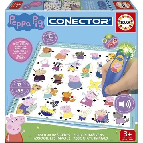 Conector Junior - Jeu éducatif électronique - EDUCA - Peppa Pig - Apprentissage interactif - Dès 3 ans