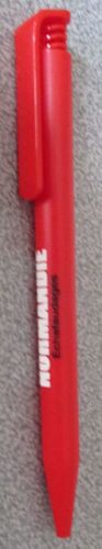 Stylo À Bille Publicitaire Normandie Echaufaudages - Corps Plastique Rouge