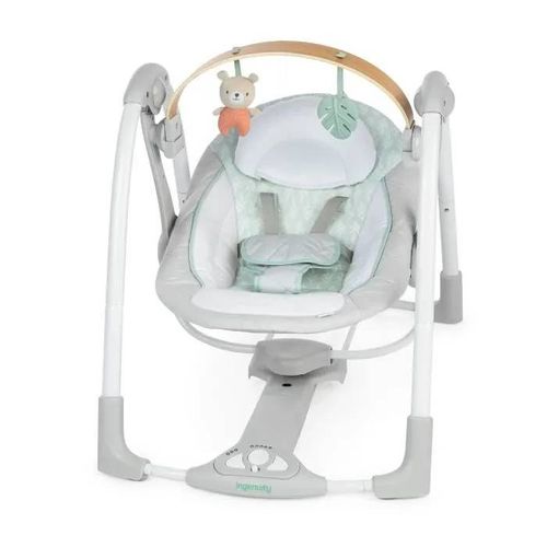 Ingenuity Transat Bébé Balancelle Électrique Pliable -Cosy Spot- Arche Jouets Amovible, Réglages Balancement, Minuterie, Inclinaison