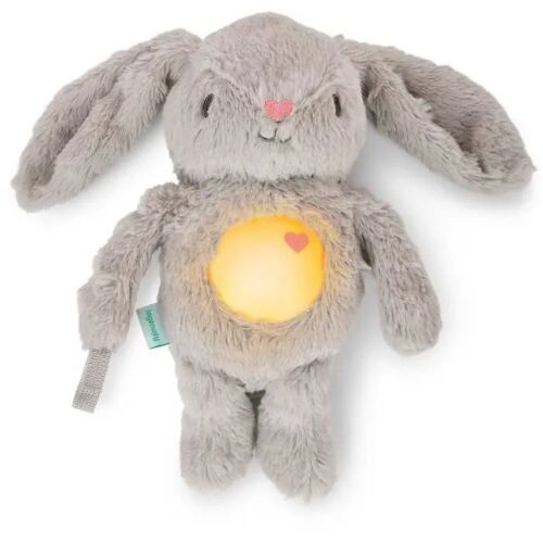 Ingenuity Veilleuse Bébé, Doudou Lapin, Cadeau Peluche Sylvie, Réponds Au Pleurs De Bébé, Musicale, Lumineuse, Attache Tétine