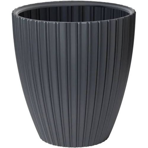 Pot De Fleurs - Garden Id - Fancy - 40 X 42 Cm - Pour Jardin, Balcons Ou Intérieurs - Anthracite